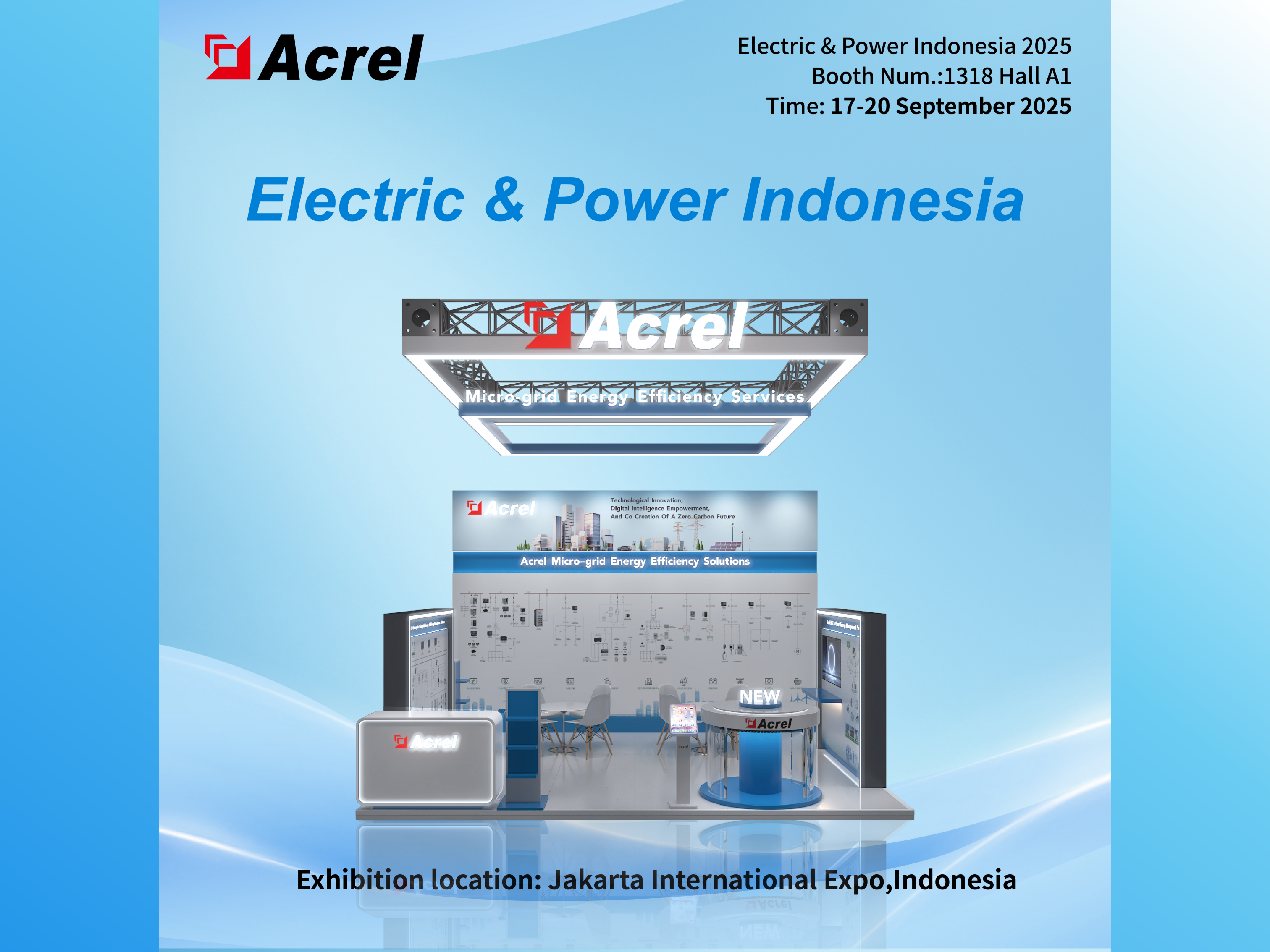 Acrel راه حل های مدیریت انرژی پیشرفته را در Electric & Power Indonesia 2025 به نمایش می گذارد